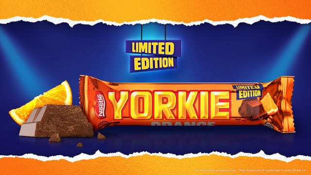 yorkie orange chocolate bar