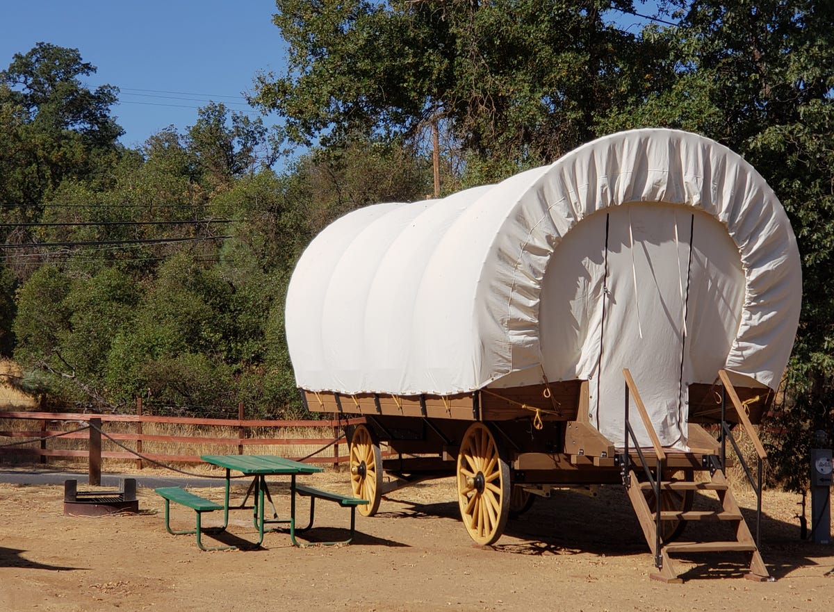 Conestoga Wagon Glamping Opens in Yosemite - AFAR