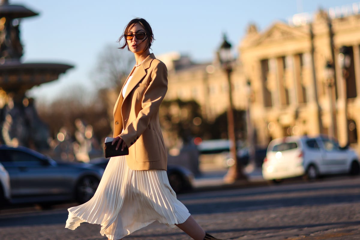 Chain Belt Silk Midi Skirt - Women - Ready-to-Wear