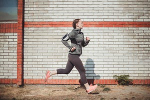 a young female athlete, trains and leads a healthy lifestyle