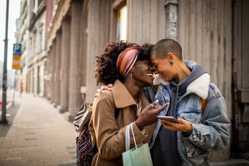 young female couple shopping and exploring the city