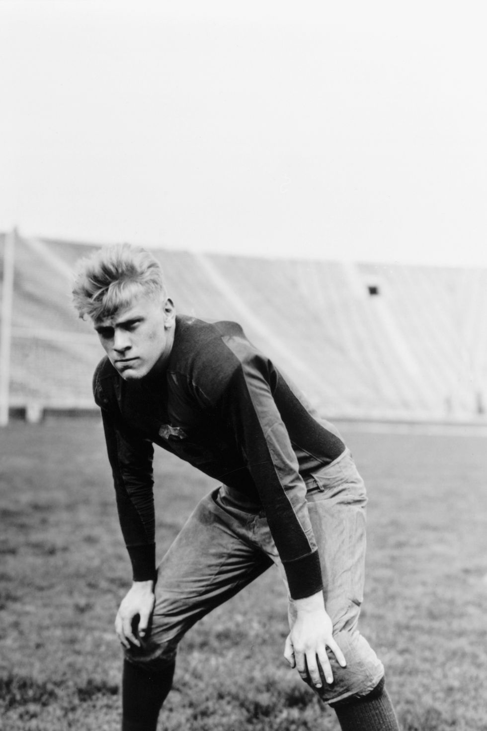 gerald ford in football garb