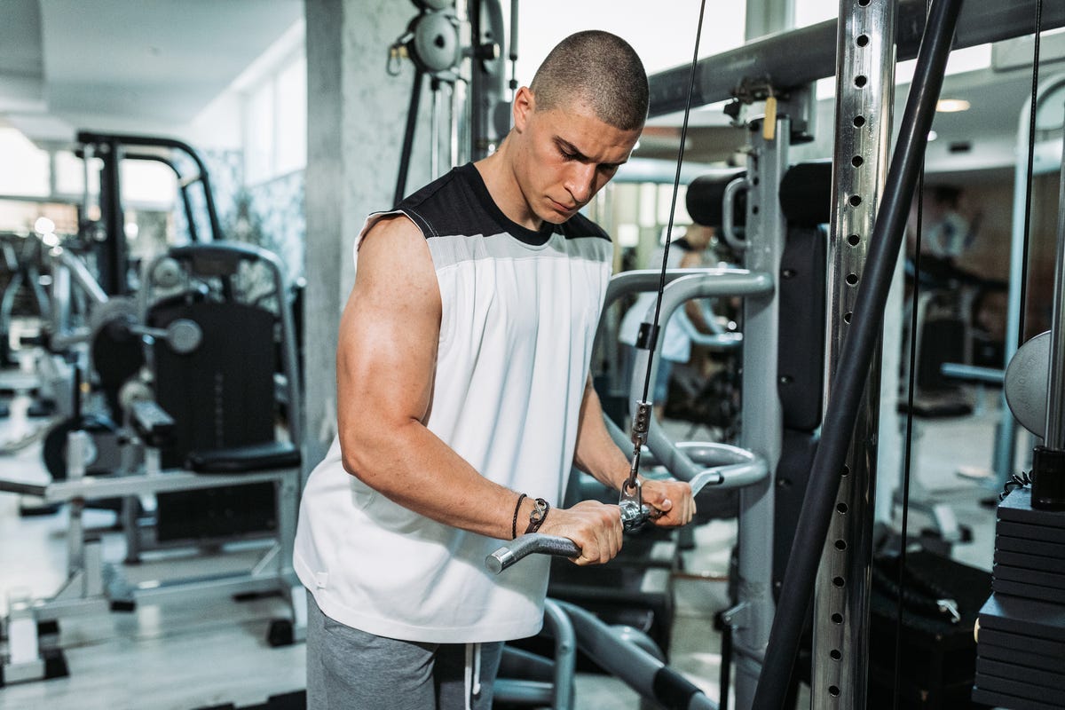 Agarre Tríceps En Forma De V Para Polea Gimnasio