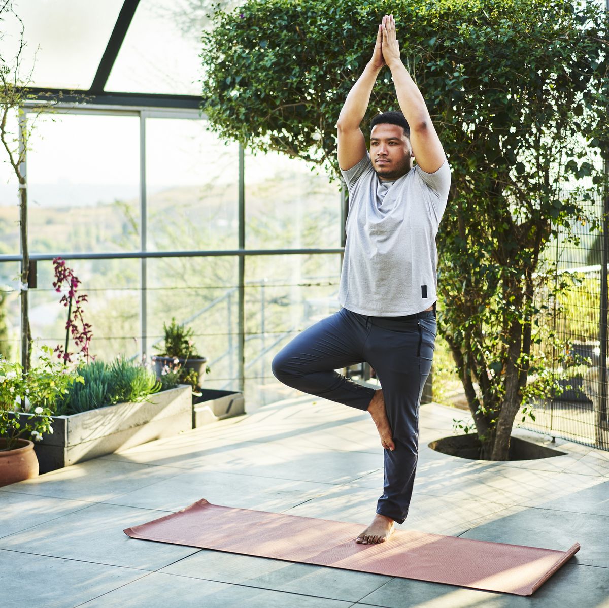 Best yoga clothes for men to strike a stylish tree pose
