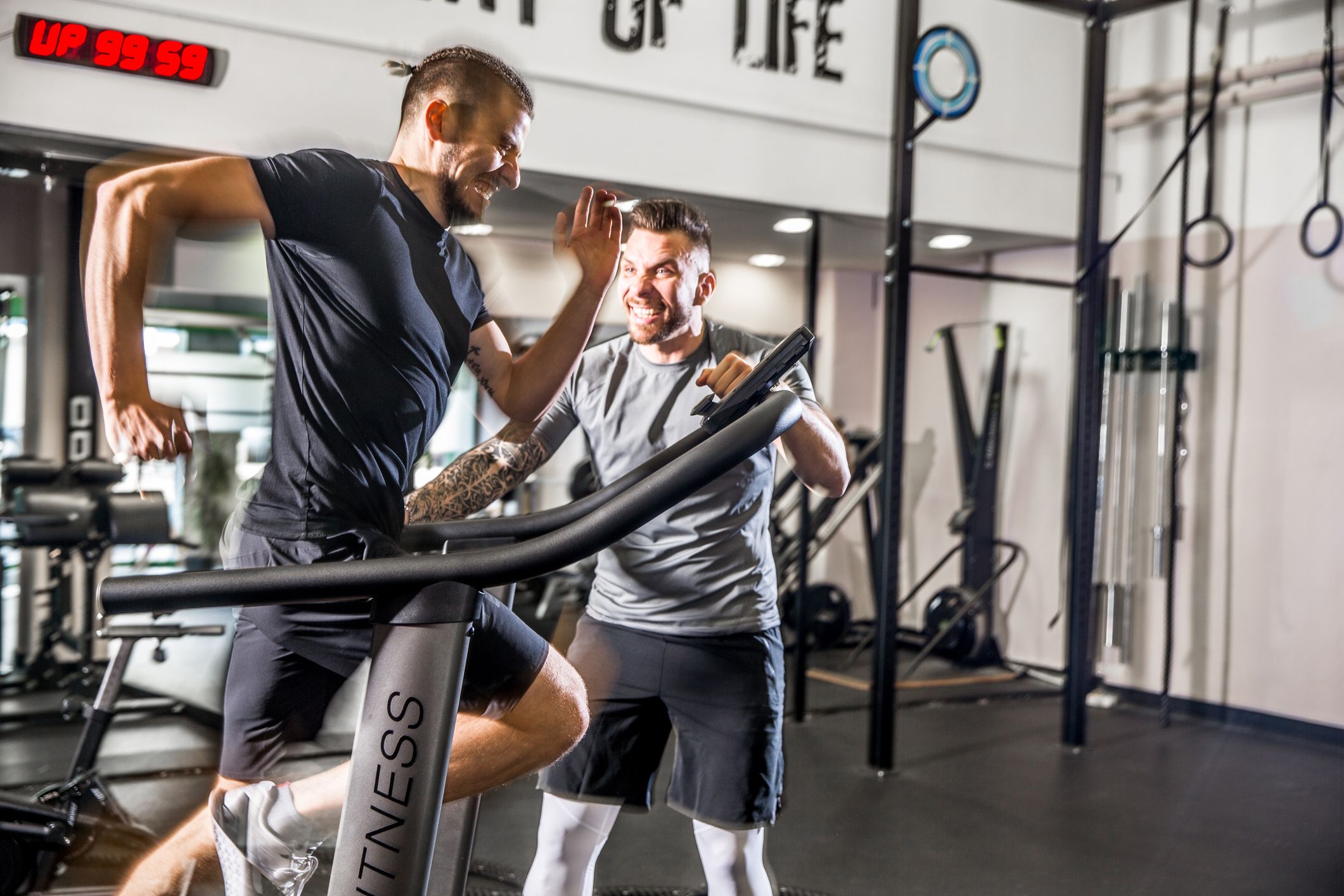 Training on treadmill new arrivals