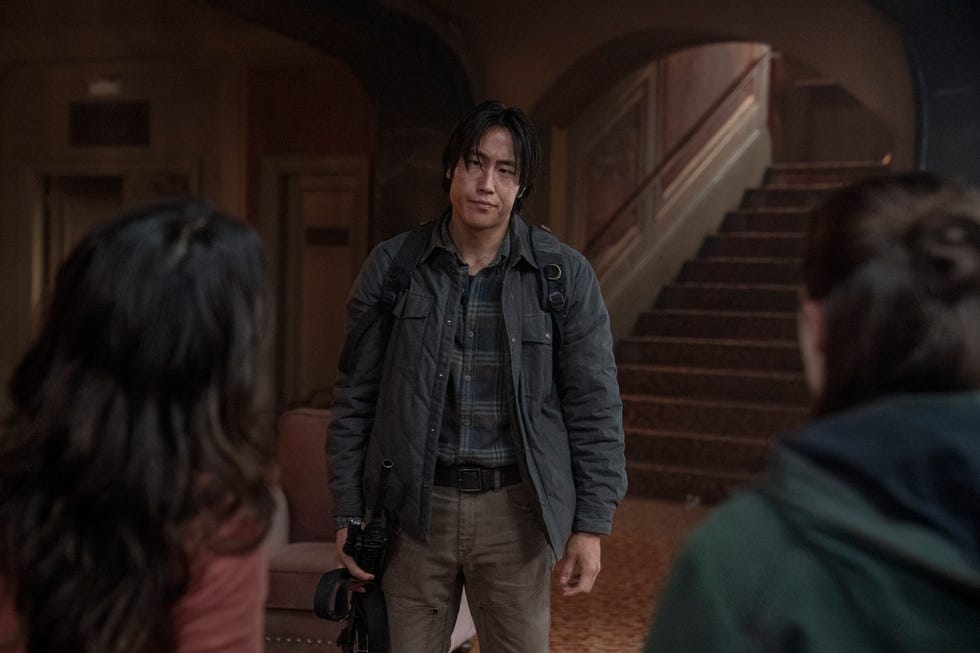 young mazino as jesse in the last of us season 2 finale