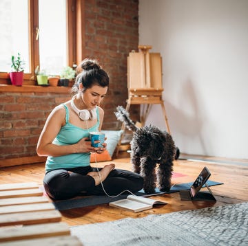 Young Woman and Weekend Hobbies at Home Young Woman and Weekend Hobbies at Home