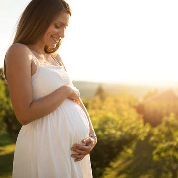 Young woman expecting a baby. young woman expecting a baby