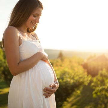 young woman expecting a baby