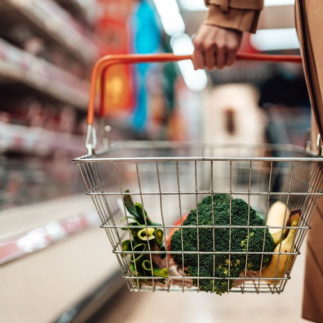 shopping at grocery store