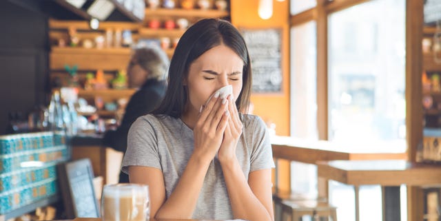 Young woman sitting in a coffee shop leisure