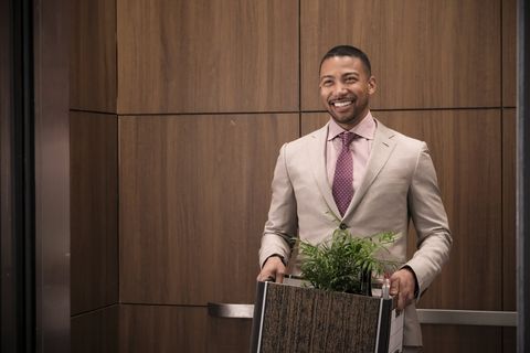 Charles Michael Davis as Zane in Younger