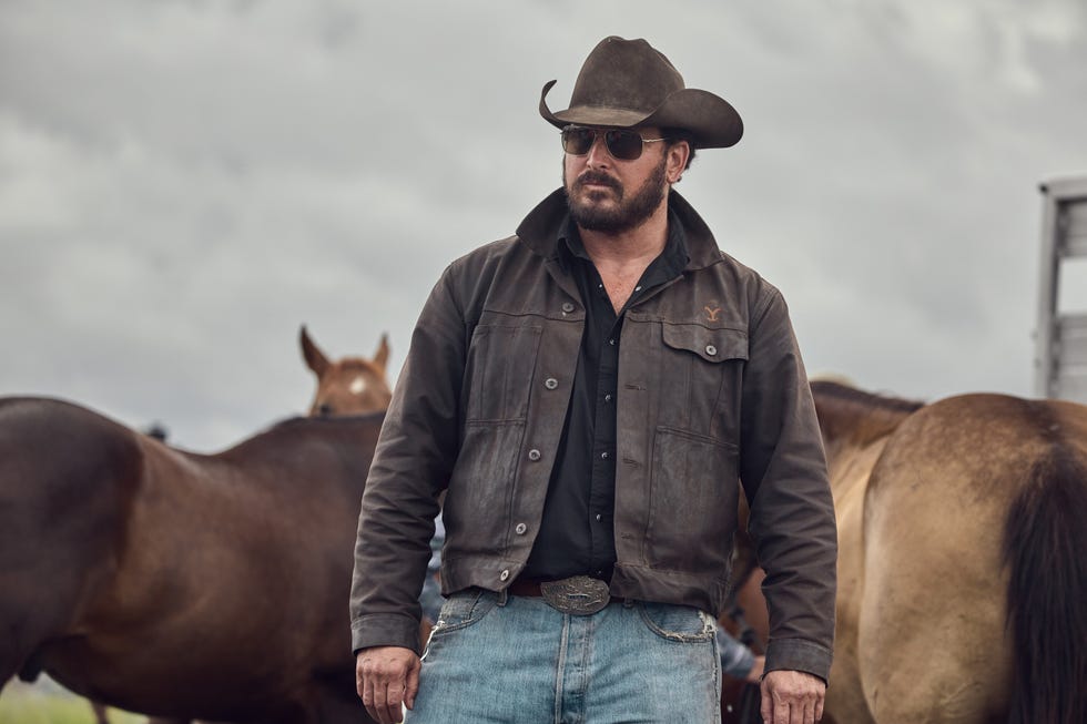 Cole Haumer as ripwheeler in episode 509 of the main network's Yellowstone