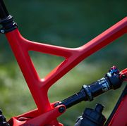 Bicycle part, Bicycle frame, Vehicle, Bicycle, Bicycle wheel, Bicycle handlebar, Bicycle fork, Bicycle tire, Sports equipment, Mountain bike, 