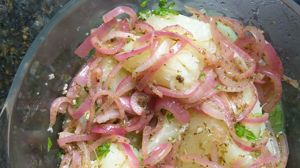 yuca con mojo