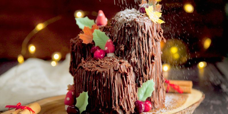 Chocolate Yule Log Recipe | Hersheyland