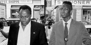 Yusef Salaam (right), Accused in New York City Central Park Jogger Incident