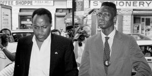 Yusef Salaam (right), Accused in New York City Central Park Jogger Incident
