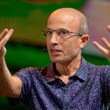 yuval noah harari experto inteligencia artificial el historiador yuval noah harari experto inteligencia artificial durante una conferencia en bélgica