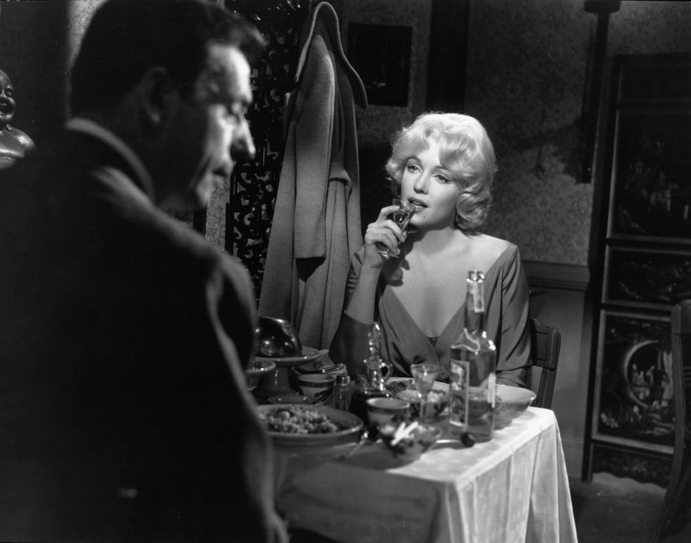 yves montand and marilyn monroe in 'let's make love'
