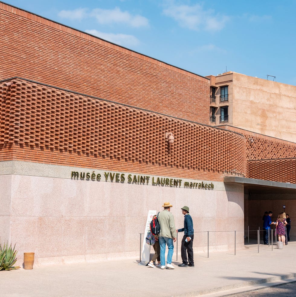 Yves Saint Laurent Museum on Rue Yves Saint Laurent in Marrakesh, Morocco yves saint laurent museum on rue yves saint laurent in marrakesh, morocco