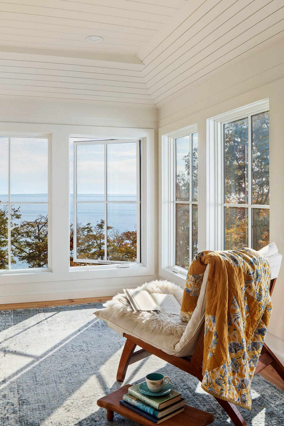 Wellness space with a view outside