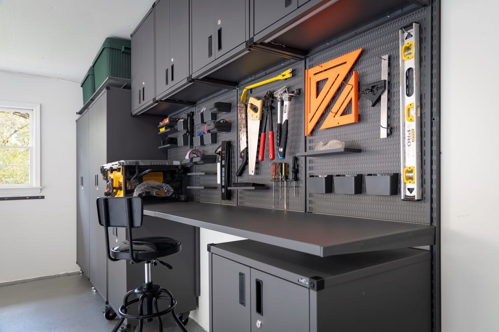 a room with a large machine
