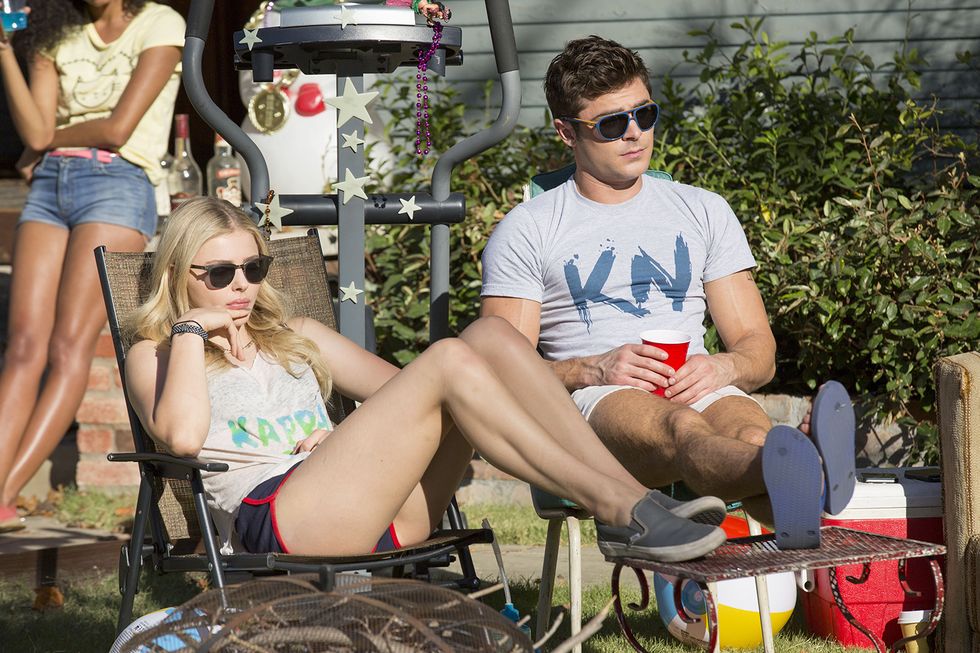 Chloë Grace Moretz and Zac Efron in Bad Neighbours 2