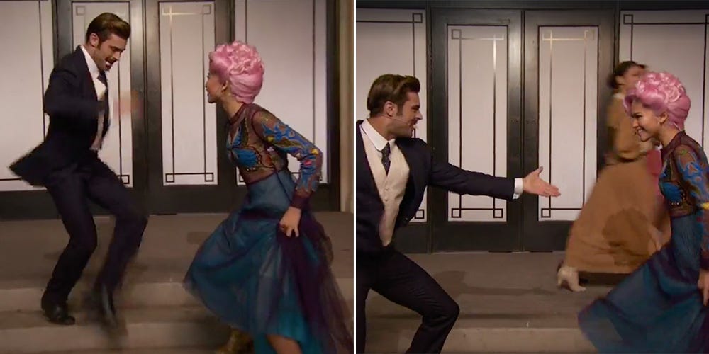 Zac Efron Performing "The Greatest Showman" Music Live with Zendaya