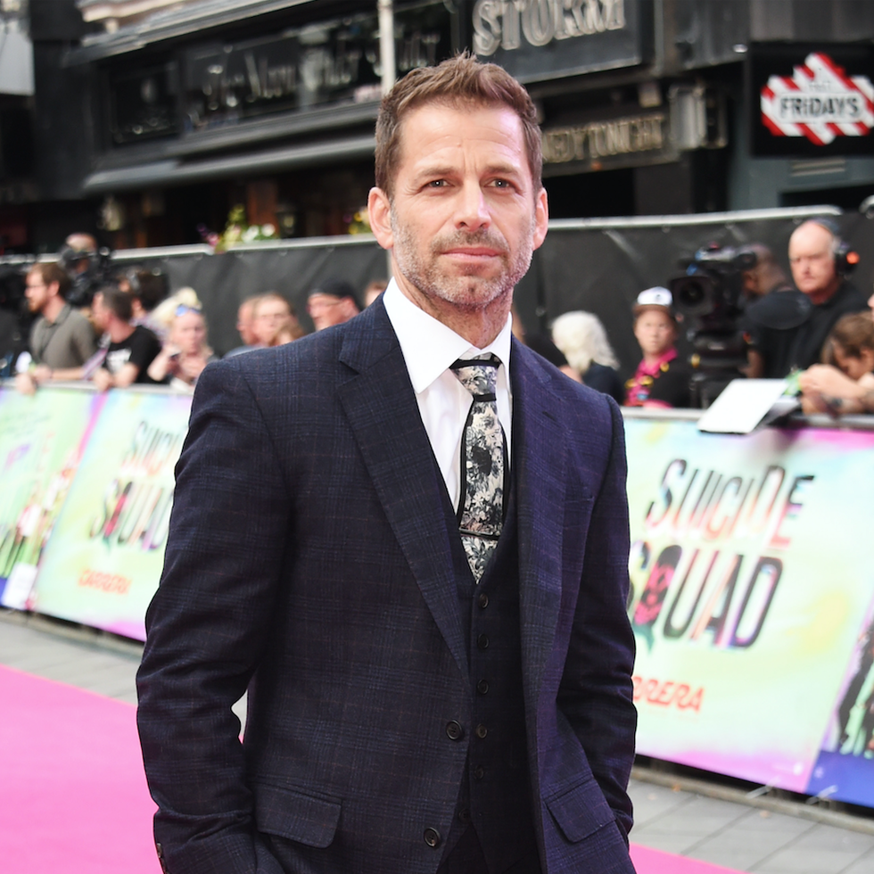 Zack Snyder attends the European Premiere of 'Suicide Squad'