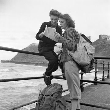 north bay, scarborough, north yorkshire, 11th august 1949 photo by greavesmirrorpixgetty images