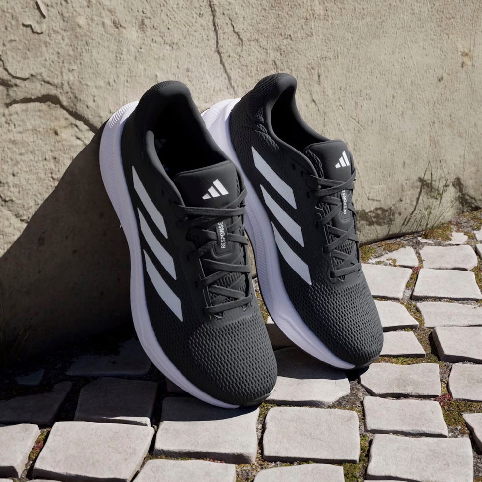 las adidas response blancas y negras para hombre