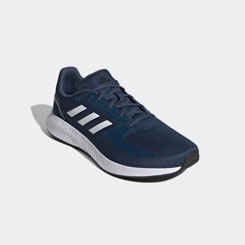 adidas runfalcon 20, zapatilla de running en color azul y blanco