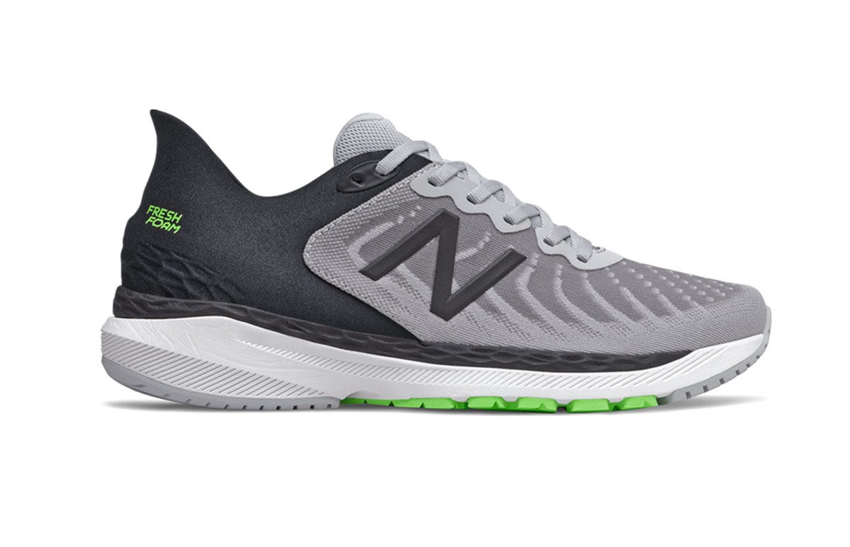 la zapatilla de running new balance fresh foam x 860v11 en color gris