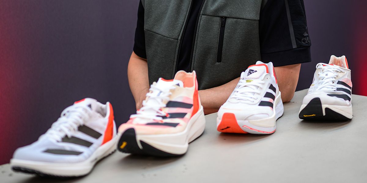 Derrotado Física Quagga Adidas presenta sus 4 nuevas zapatillas con fibra de carbono