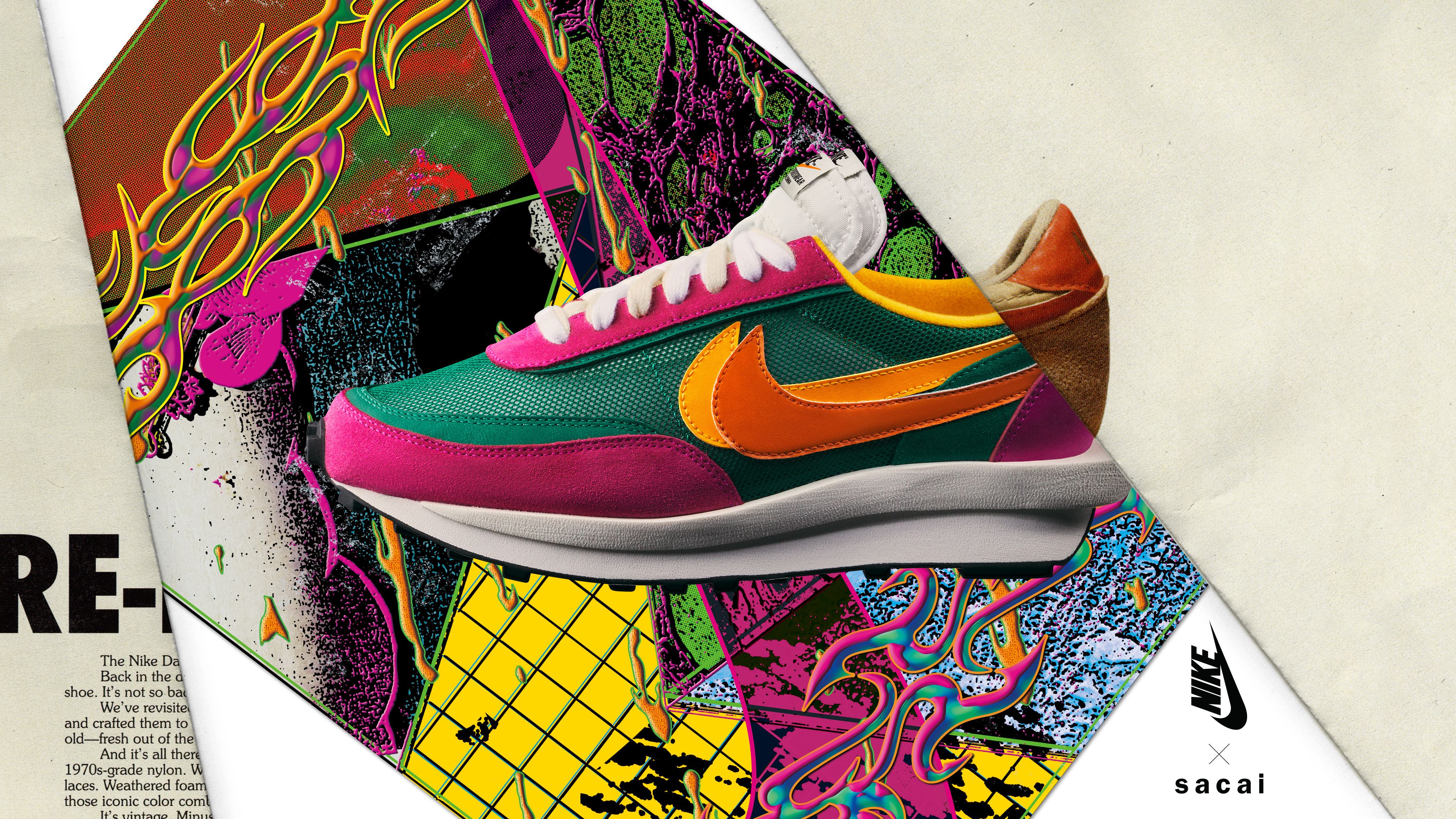 Sacai x Nike LDWaffle: las innovadoras zapatillas de