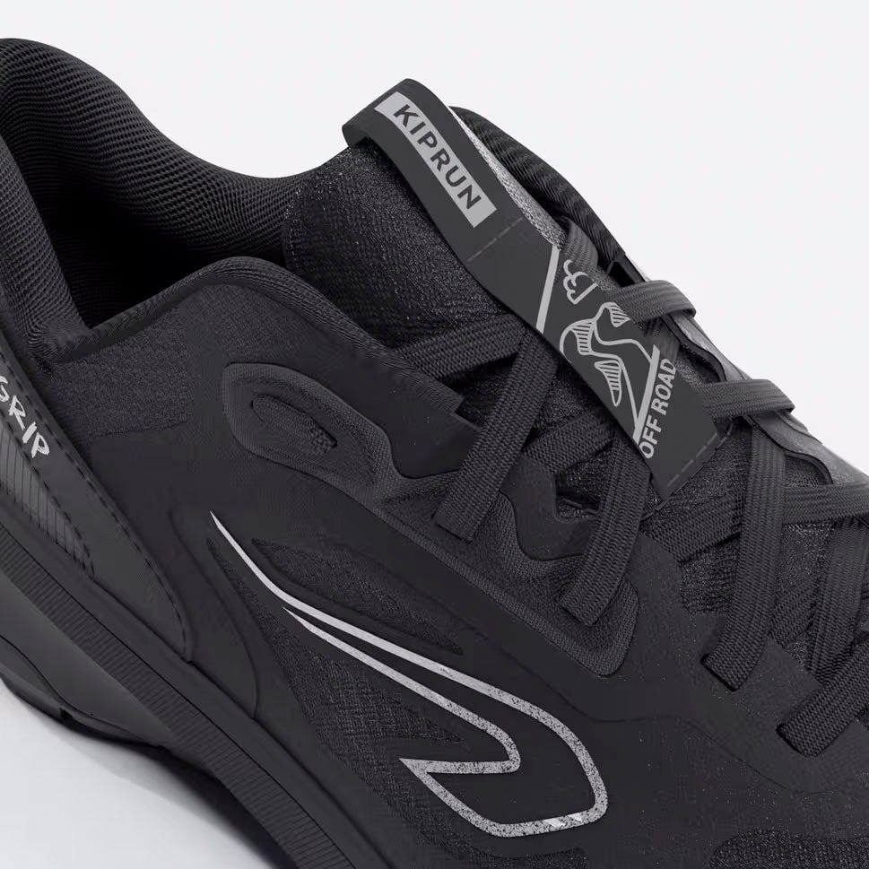 las zapatillas de running y trail kiprun jf 190 grip full black