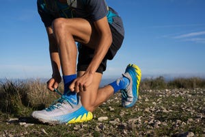 zapatillas, trail, tennine, hoka one one