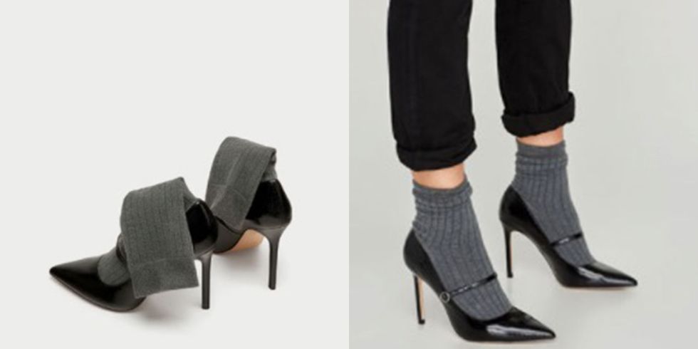 Zara sock heels