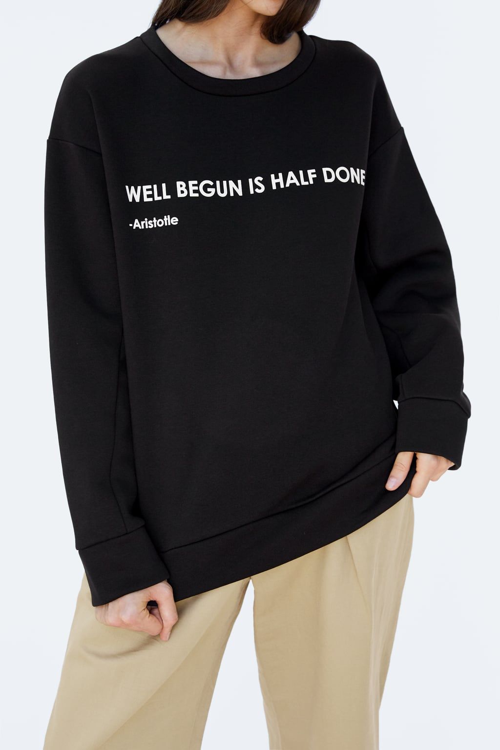 Zara 2025 socrates sweatshirt