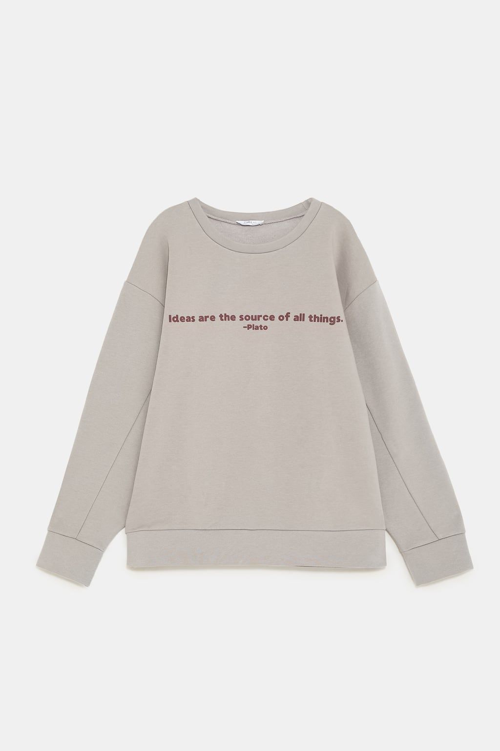 Zara socrates sweatshirt sale