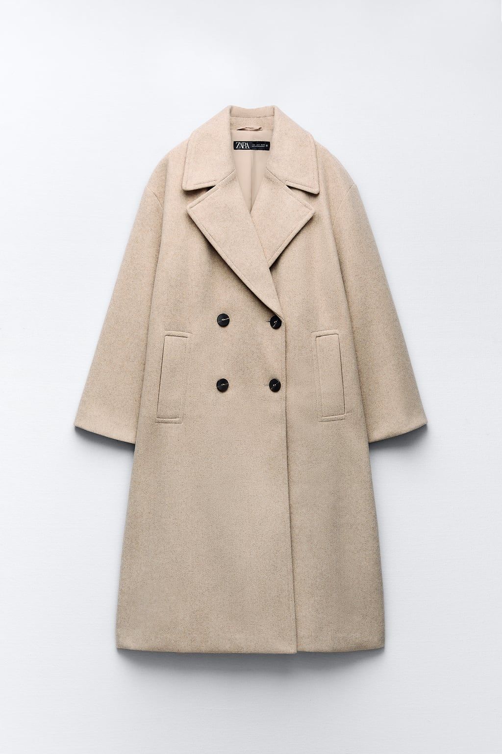 Cappotti on sale beige zara