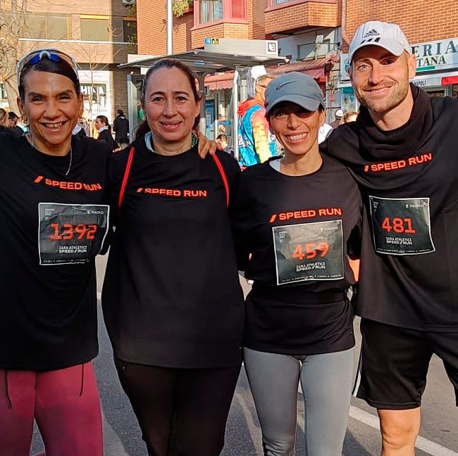 El equipo de Runner's World en la carrera Zara Athleticz Speed Run el equipo de runner's world en la carrera zara athleticz speed run