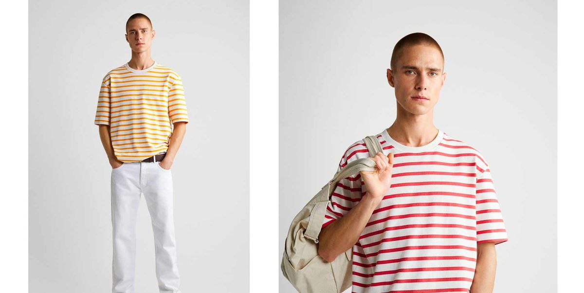 Rebajas para hombre Zara: las camisetas rayas