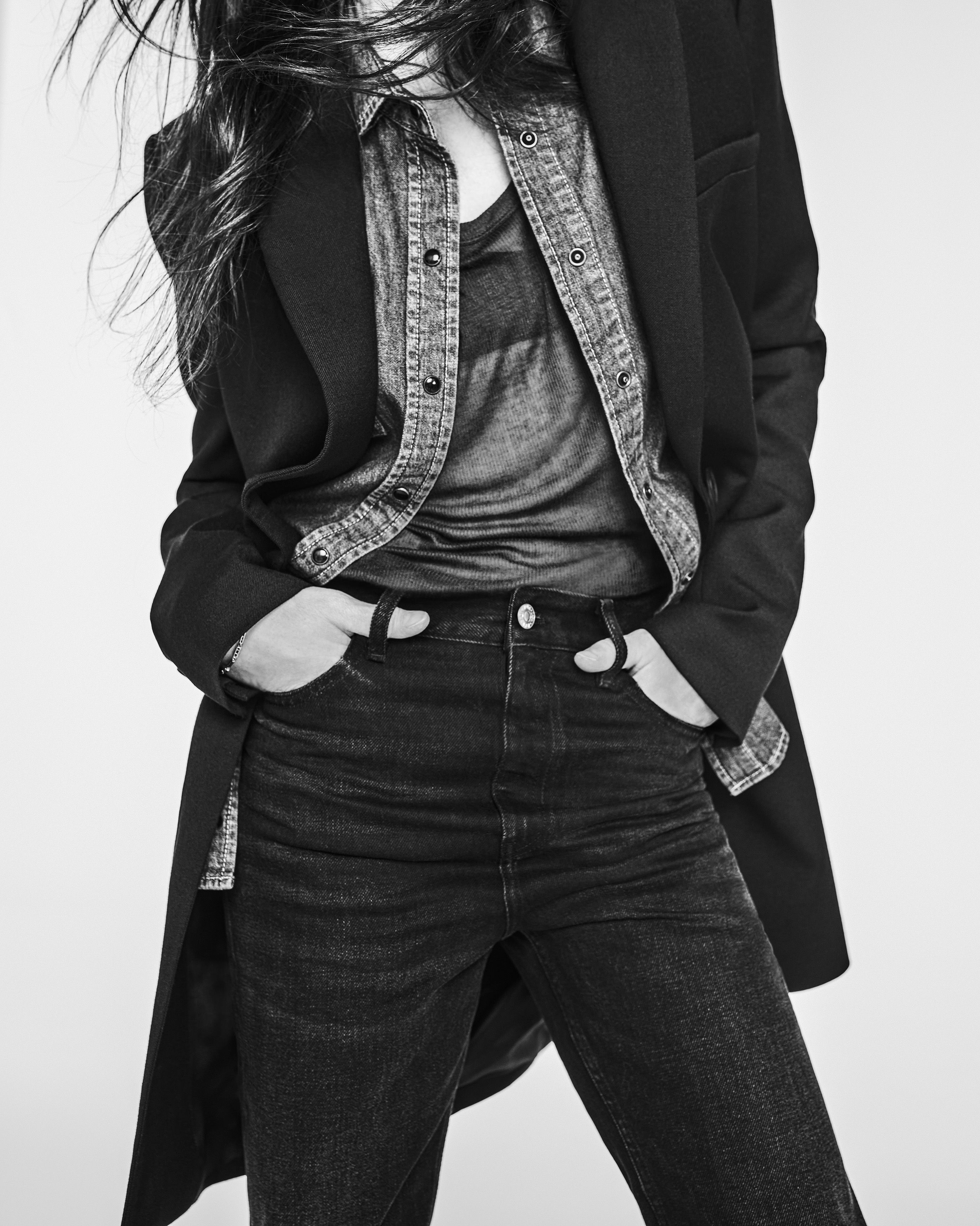 Zara women black cigarette pants trousers size EU 36 | eBay