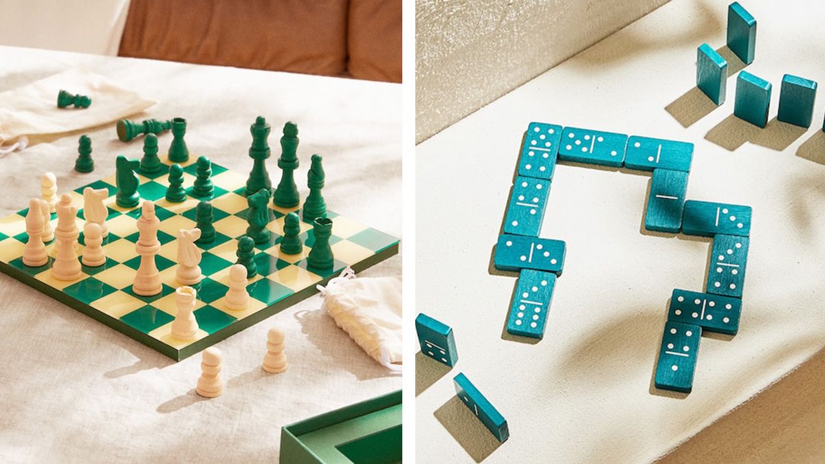 Zara Home vende juegos de mesa (ajedrez, mikado, dominó)