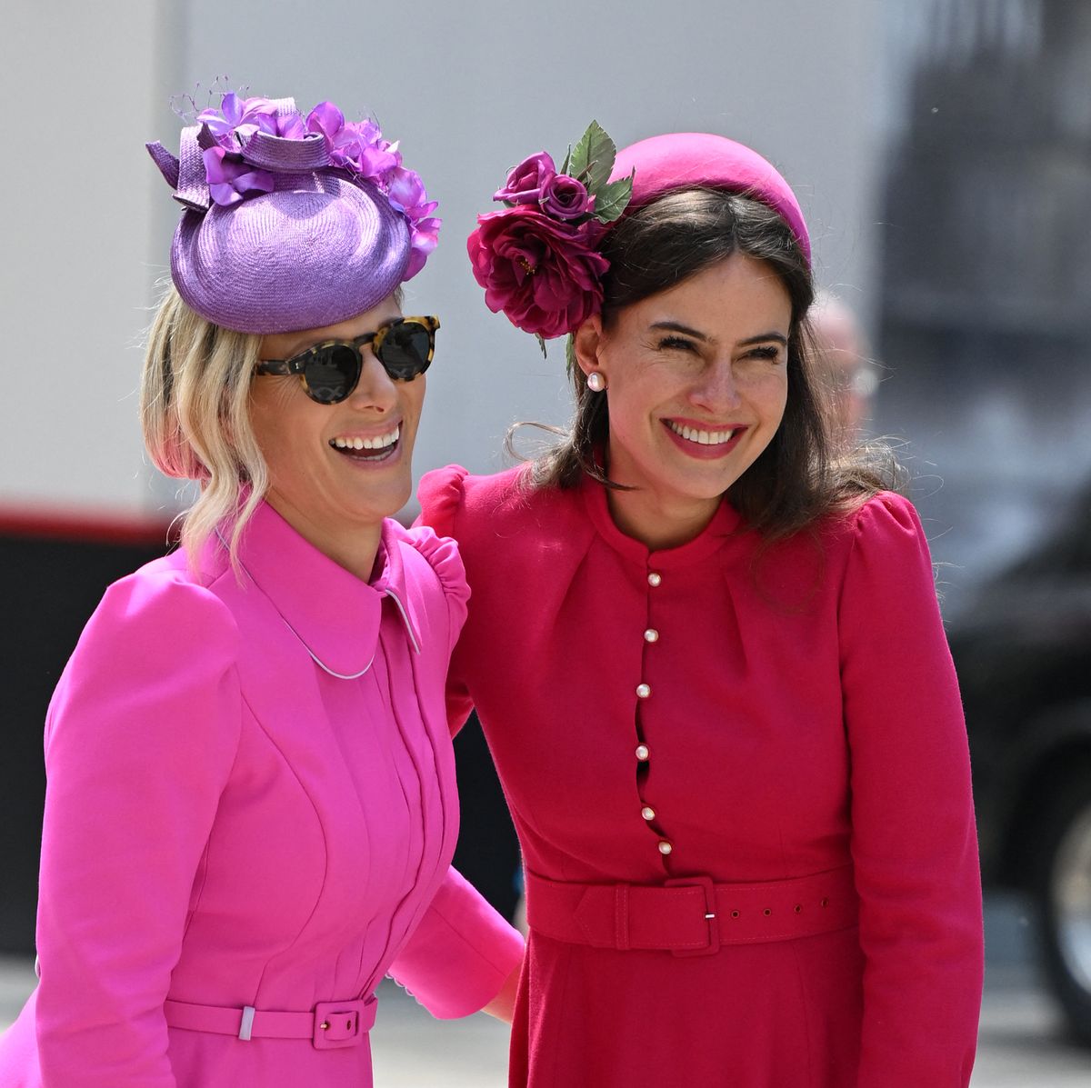 Zara Tindall and Sophie Winkleman Both Wore Vibrant Shades of Pink at the  Service of Thanksgiving