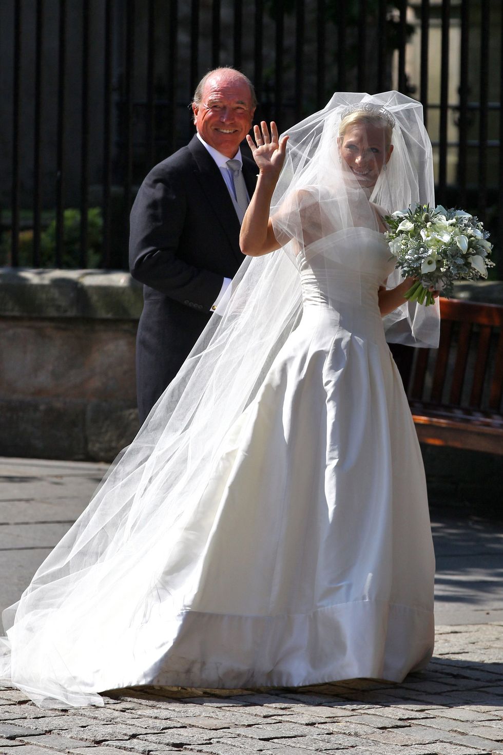 Zara Phillips wedding day