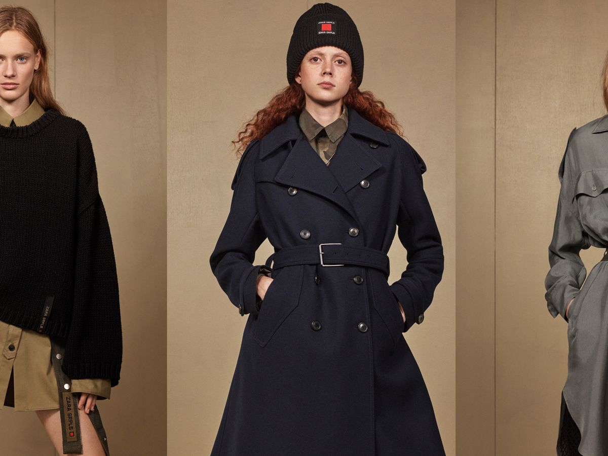 La nueva colección de Zara SRPLS tiñe el look militar de blanco (también el  de los más pequeños)