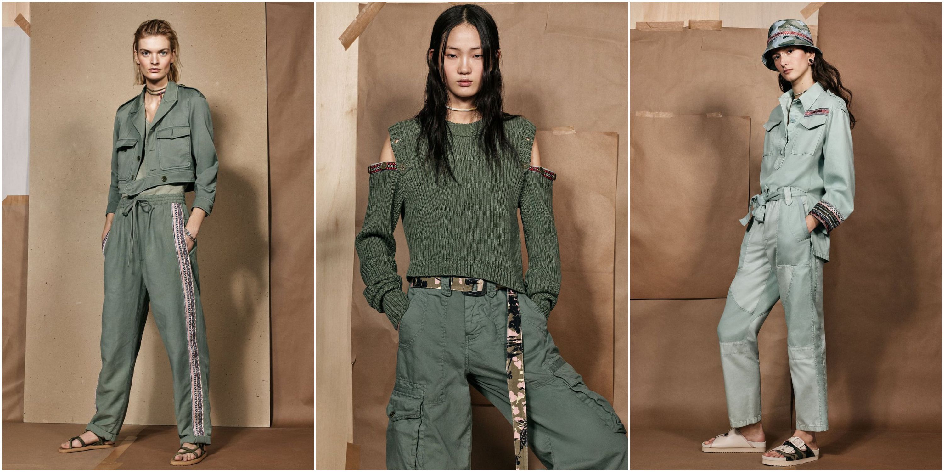 Lo nuevo de Zara va a hacer que quieras vestir la tendencia militar todo el verano - Zara SPRLS convierte la tendencia militar en el 'must' inesperado del verano